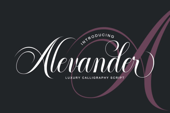 Alevander: A Timeless Script Font for Brand Identity