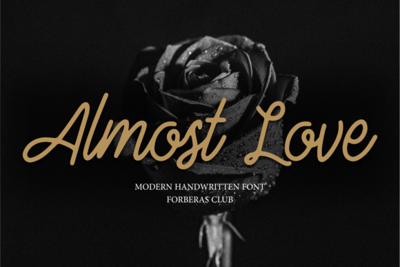 Almost Love: A Vintage Script Font for Your Brand