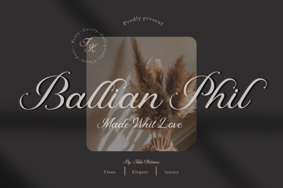 Ballian Phill: A Warm Handwritten Font for Your Brand