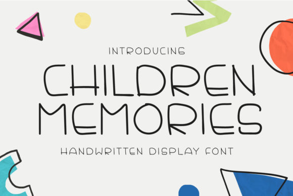 Children Memories: A Handwritten Font for Authentic Branding