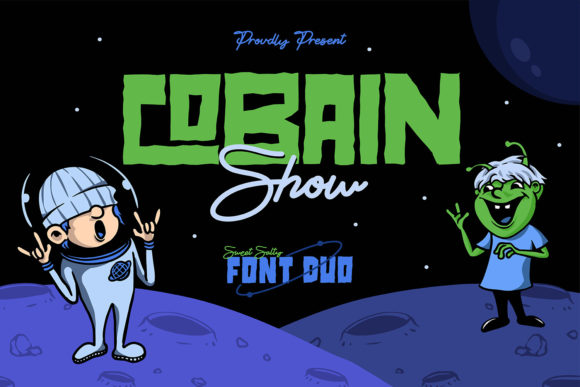 Cobain Show: A Bold Display Font for Business Branding