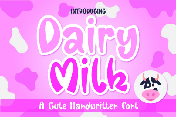 Dairy Milk: A Handwritten Font for Your Brand