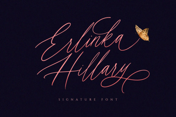 Erlinka Hillary: A Premium Script Font for Web Design