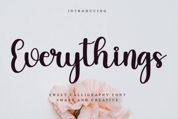 Everythings: The Elegant Script Font for Marketers