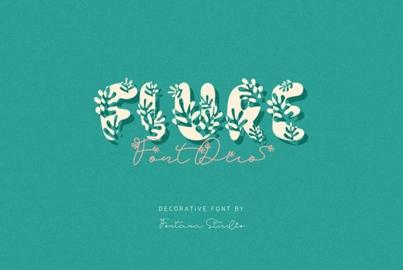 Flure: An Elegant Decorative Font for Small Business Branding