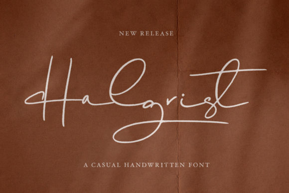 Halgrist: A Handwritten Font for Elegant Editorial Design