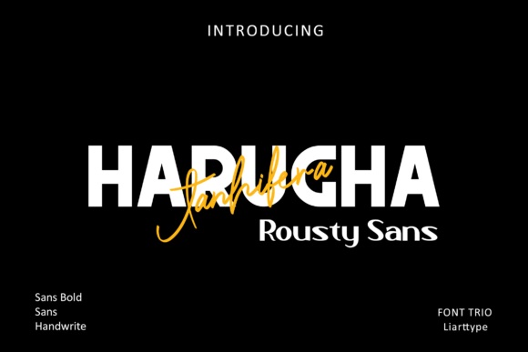 Harugha Jhanifera: A Premium Display Font for Editors