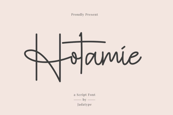 Hotamie: A Premium Script Font for Web Design