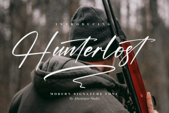 Hunterlost: A Delicate Script Font for Elegant Branding