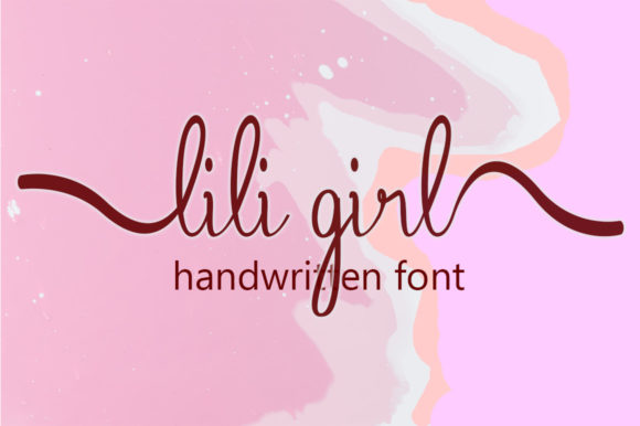 Lili Girl: A Luxury Script Font for Editorial Design