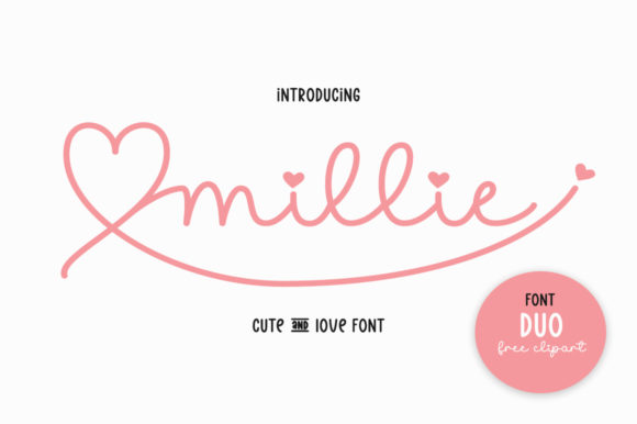 Millie: A Chic Script Font for Marketers