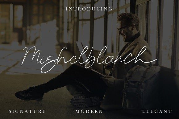 Mishelblanch: A Refined Script Font for Editorial Design