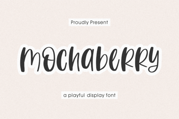 Mochaberry: A Handwritten Font for Authentic Brands