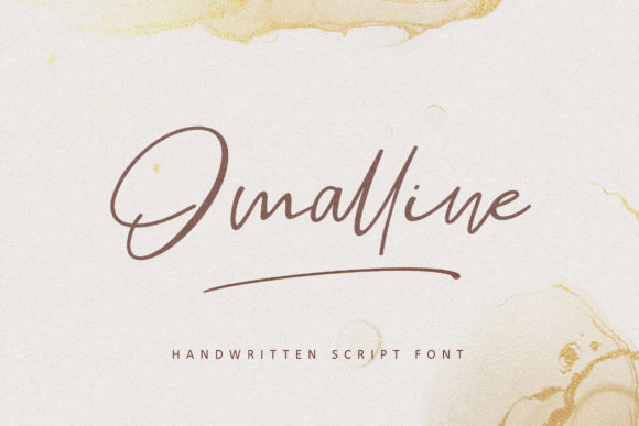 Omalline: A Premium Script Font for Editorial Design