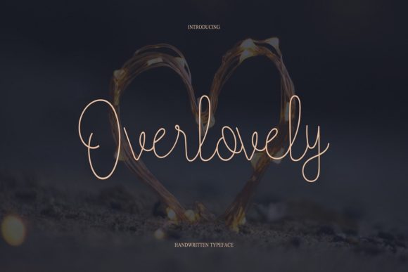 Overlovely: A Handwritten Font for Modern Web Design