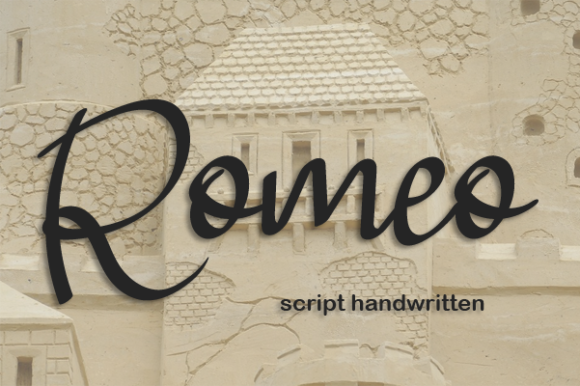 Romeo: A Handwritten Font for Modern Web Design