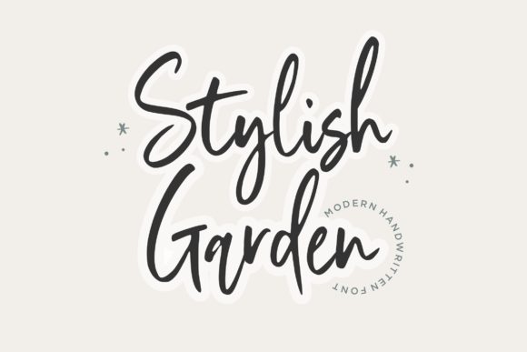 Stylist Garden: A Handwritten Font for Crafters