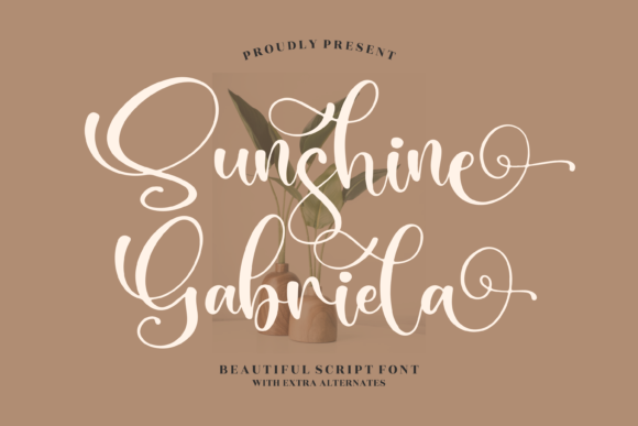 Sunshine Gabriela: A Premium Script Font for Branding