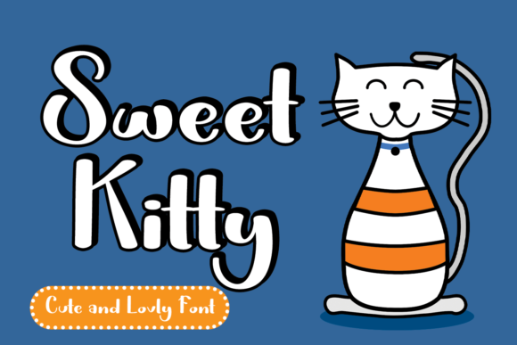 Sweet Kitty: A Playful Script Font for Campaigns