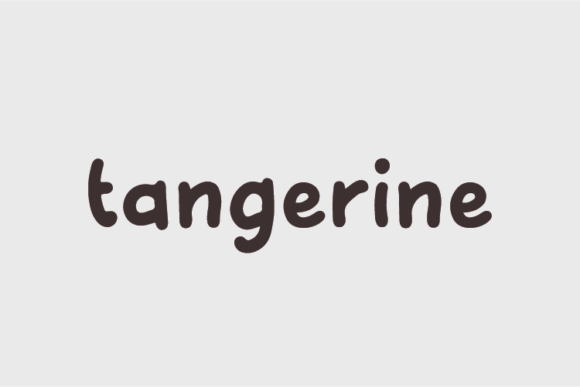 Tangerine: A Handwritten Font for Authentic Branding