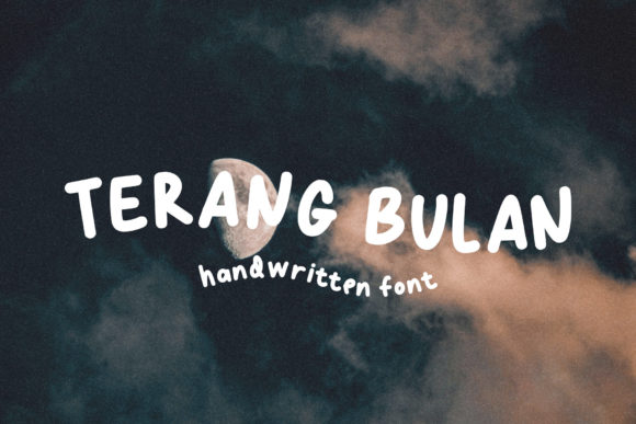 Terang Bulan: A Bold Handwritten Font for Your Brand