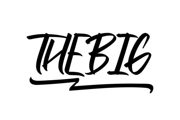 The Big: A Bold Brush Font for Branding