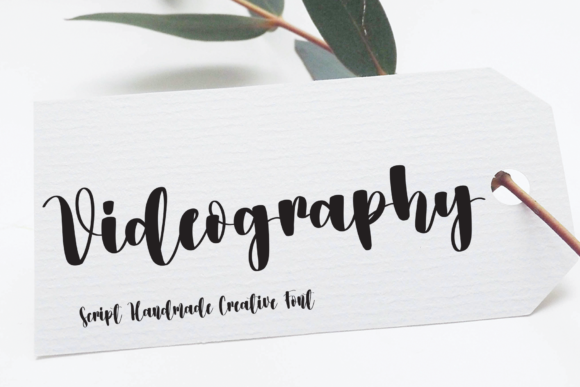 Videography: A Handmade Script Font for Marketers