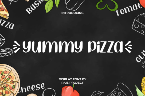 Yummy Pizza: A Casual Script Font for Web Design